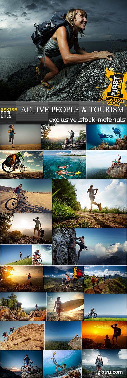 Active People & Tourism #1, 25xJPG
