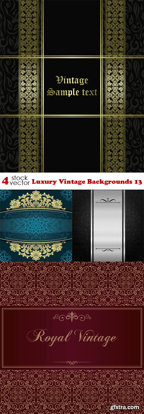 Vectors - Luxury Vintage Backgrounds 13