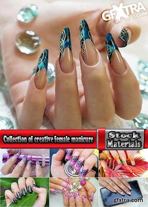 Collection of creative female manicure #2-25 UHQ Jpeg