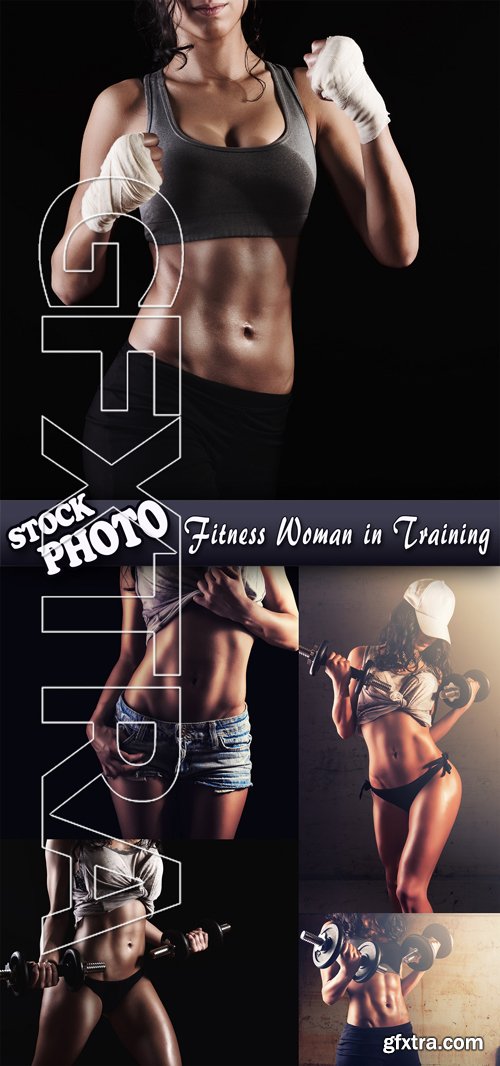 Stock Photo - Fitness Woman in Training