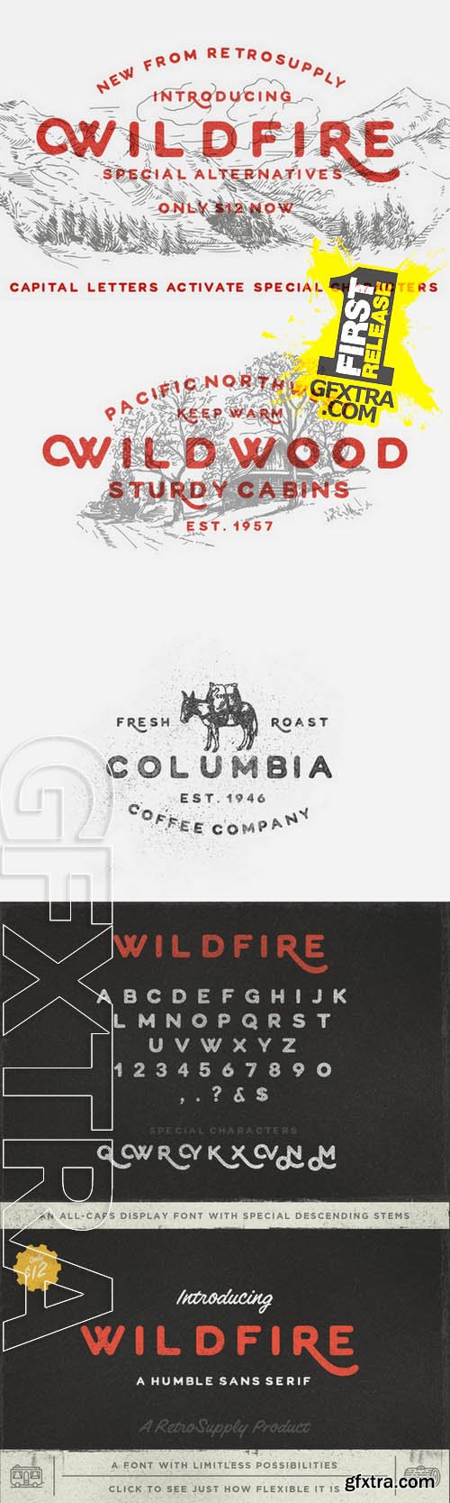 WildFire Font - CM 154097