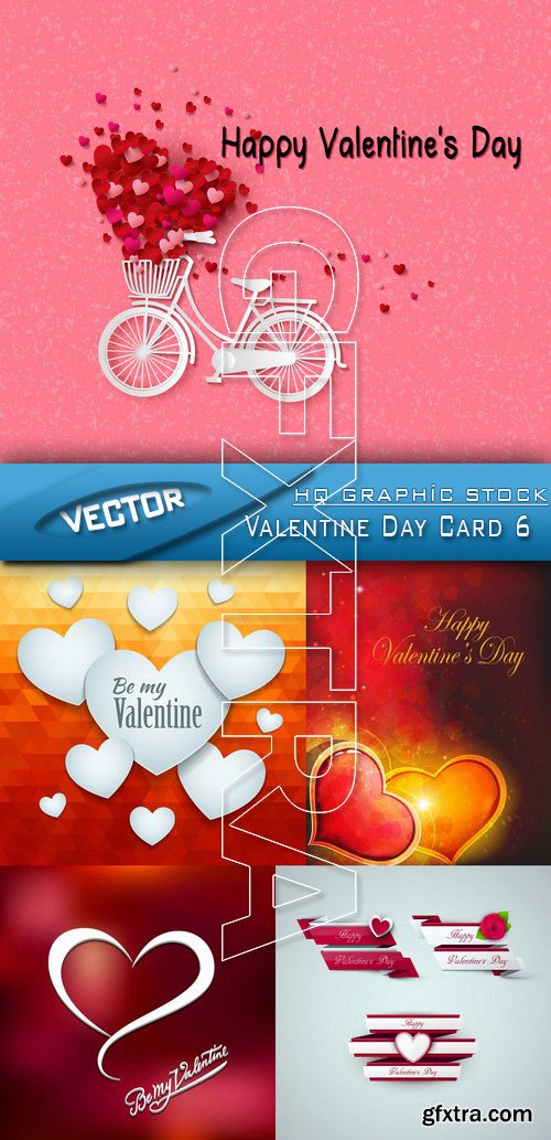 Stock Vector - Valentine Day Card 6