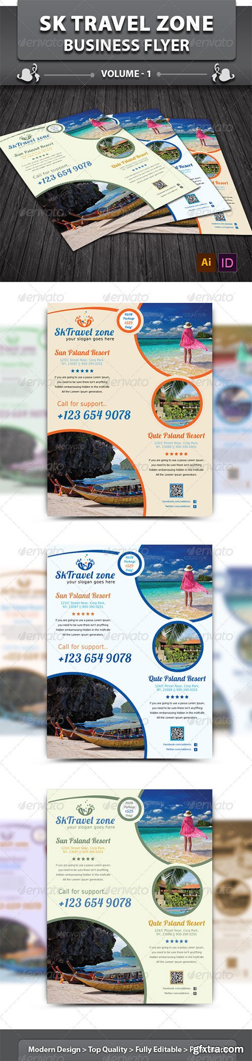 GraphicRiver - Sk Travel Zone Business Flyer v1