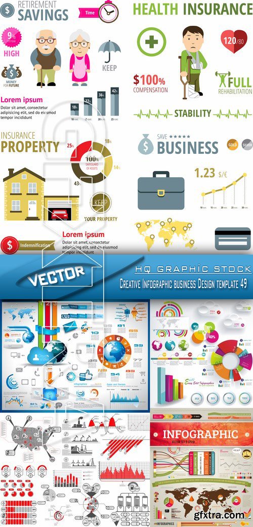Stock Vector - Creative Infographic business Design template 49