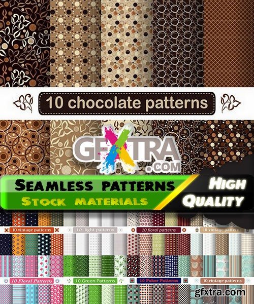 Abstract Seamless Patterns Set #9, 24xEPS