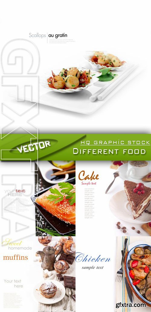 Stock Photo - Different food