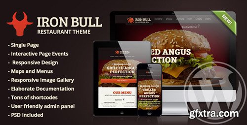 ThemeForest - Iron Bull v2.4 - Restaurant Wordpress Theme