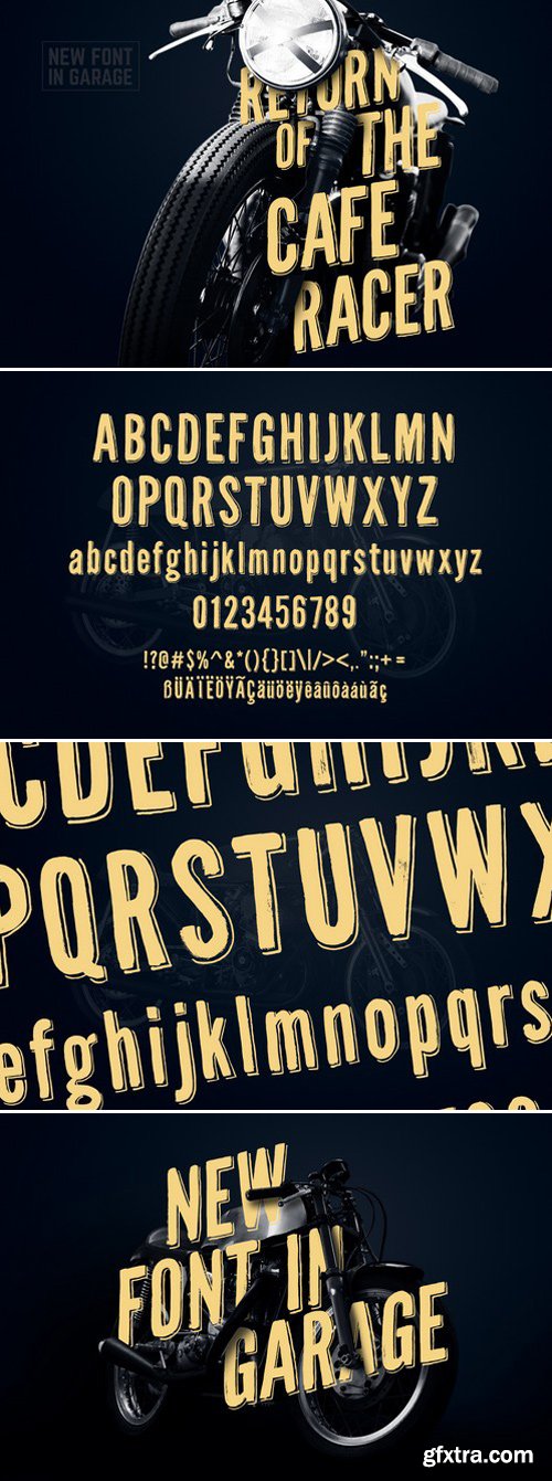 CM - CafeRacer Typeface