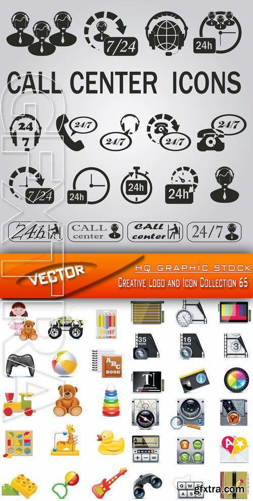Stock Vector - Creative Logo and Icon Collection 65