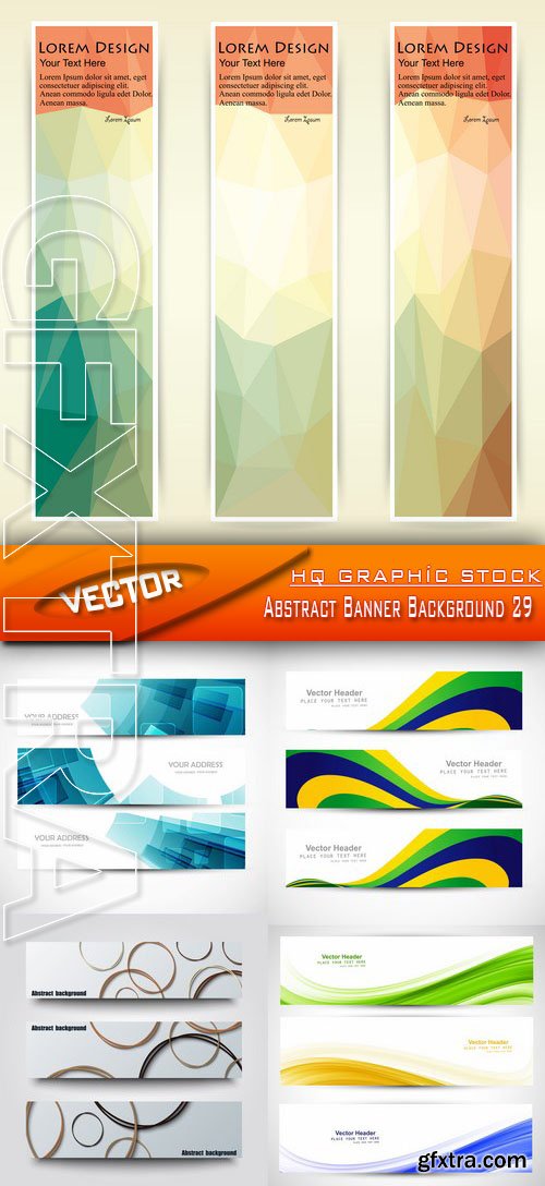 Stock Vector - Abstract Banner Background 29