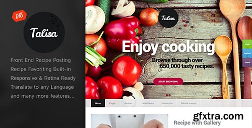 ThemeForest - Talisa v1.1 - Food Recipes Wordpress Theme