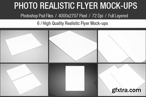 CM - Photo Realistic Flyer Mock-Ups set