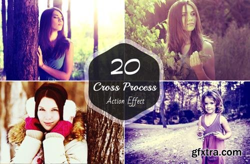 CM - 20 Cross Process Photoshop Actions