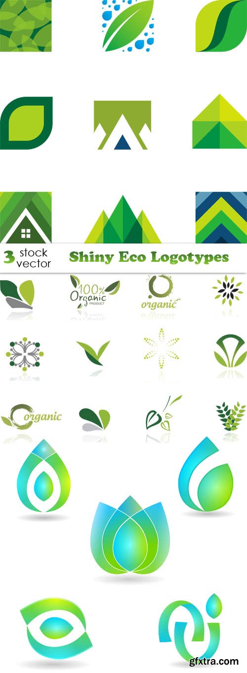 Vectors - Shiny Eco Logotypes
