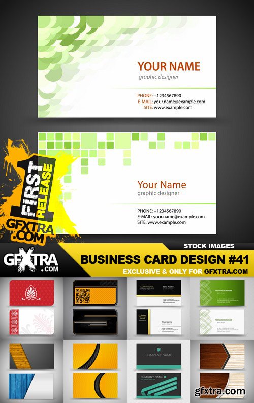 Business Card Design #41 - 25 Vector