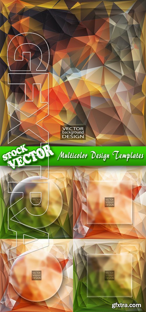 Stock Vector - Multicolor Design Templates