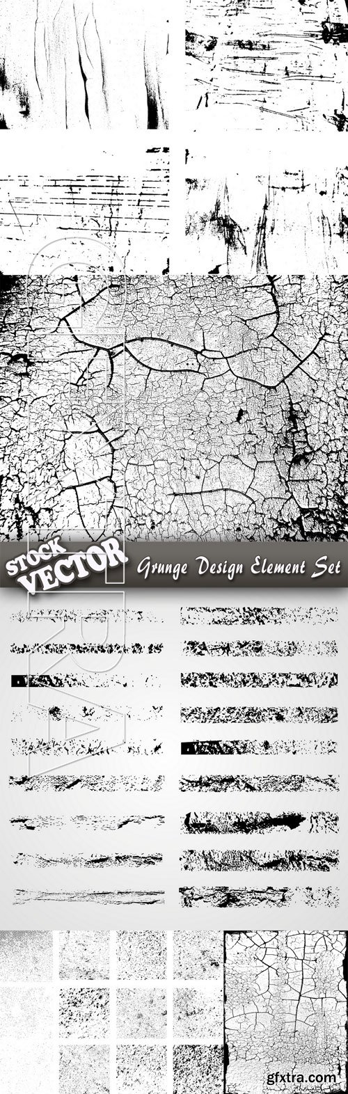 Stock Vector - Grunge Design Element Set