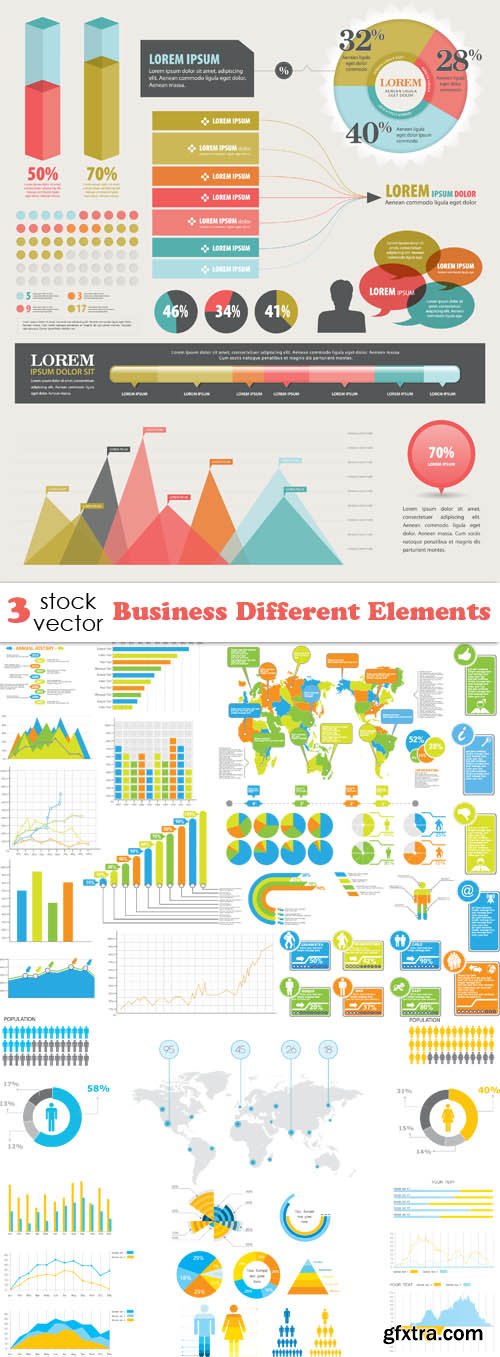 Vectors - Business Different Elements