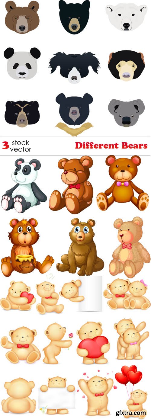 Vectors - Different Bears