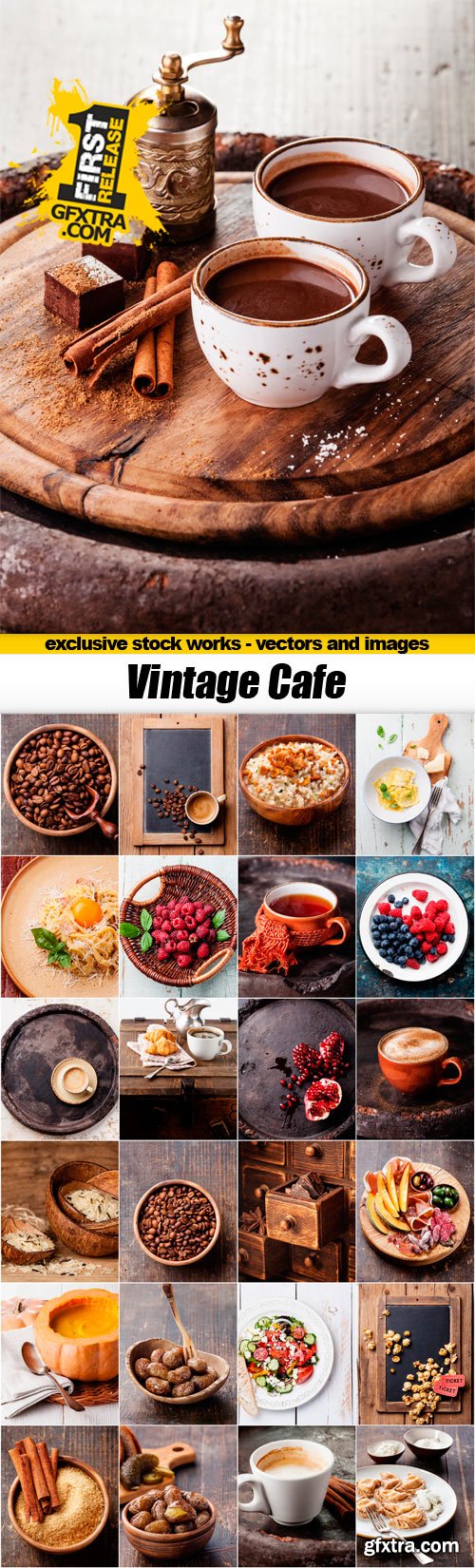 Vintage Cafe - 25x JPEGs