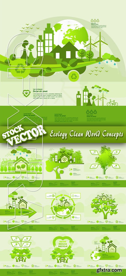 Stock Vector - Ecology Clean World Concepts