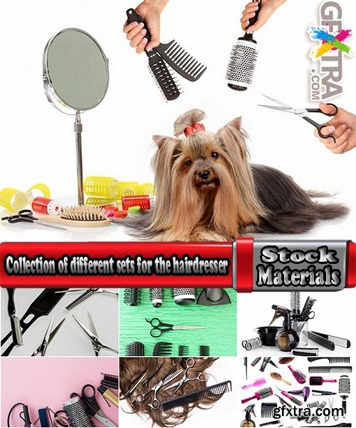 Collection of different sets for the hairdresser 25 HQ Jpeg