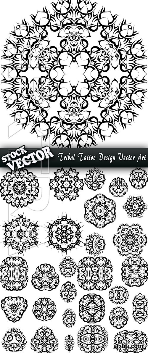 Stock Vector - Tribal Tattoo Design Vector Art