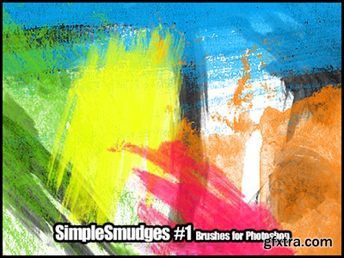 Photoshop Brushes - Simple Smudges