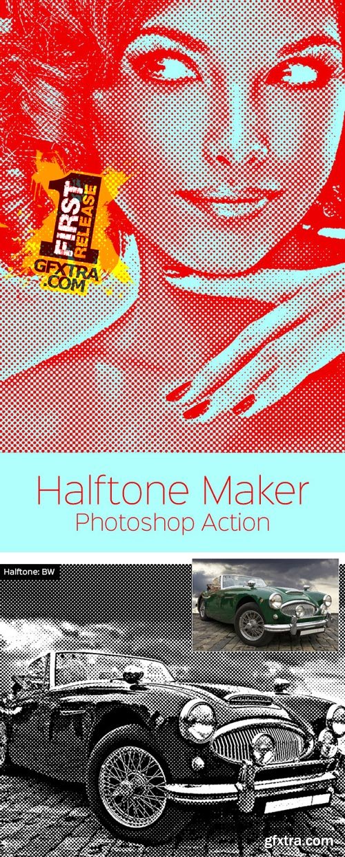 Graphicriver - Halftone Maker - Photoshop Action