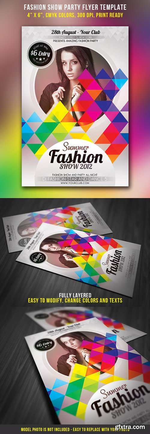 GraphicRiver - Fashion Show Party Flyer - 2844421