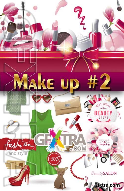 Makeup and Cosmetics #2 - Stock Vector