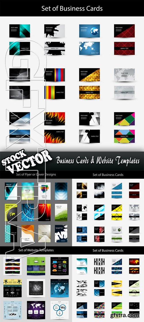 Stock Vector - Business Cards & Website Templates
