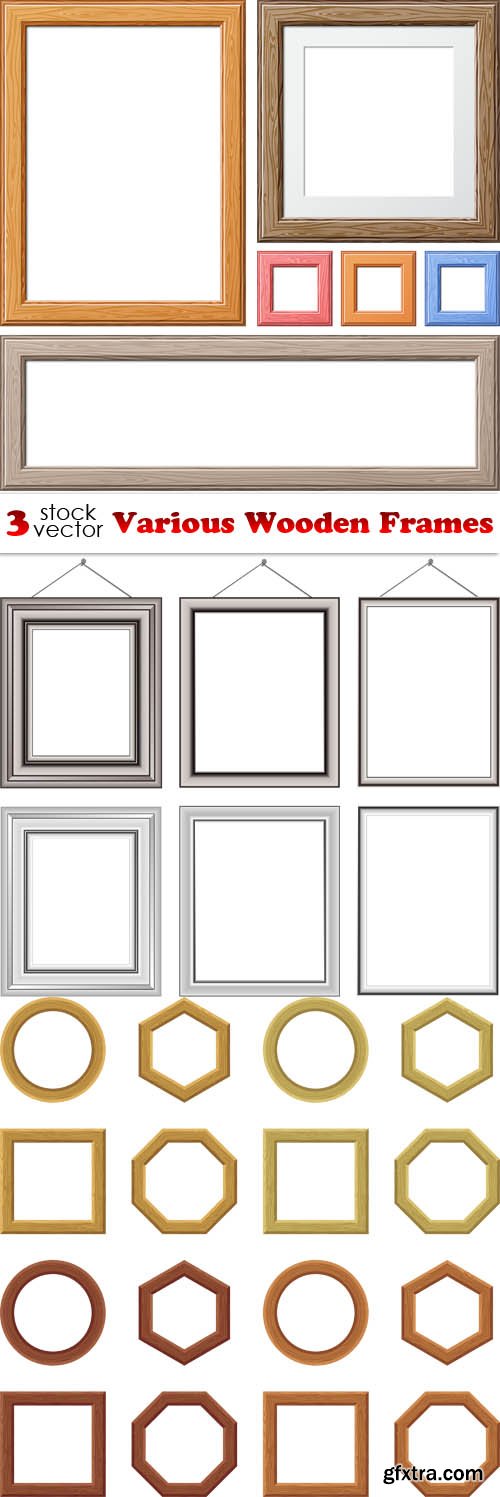Vectors - Various Wooden Frames