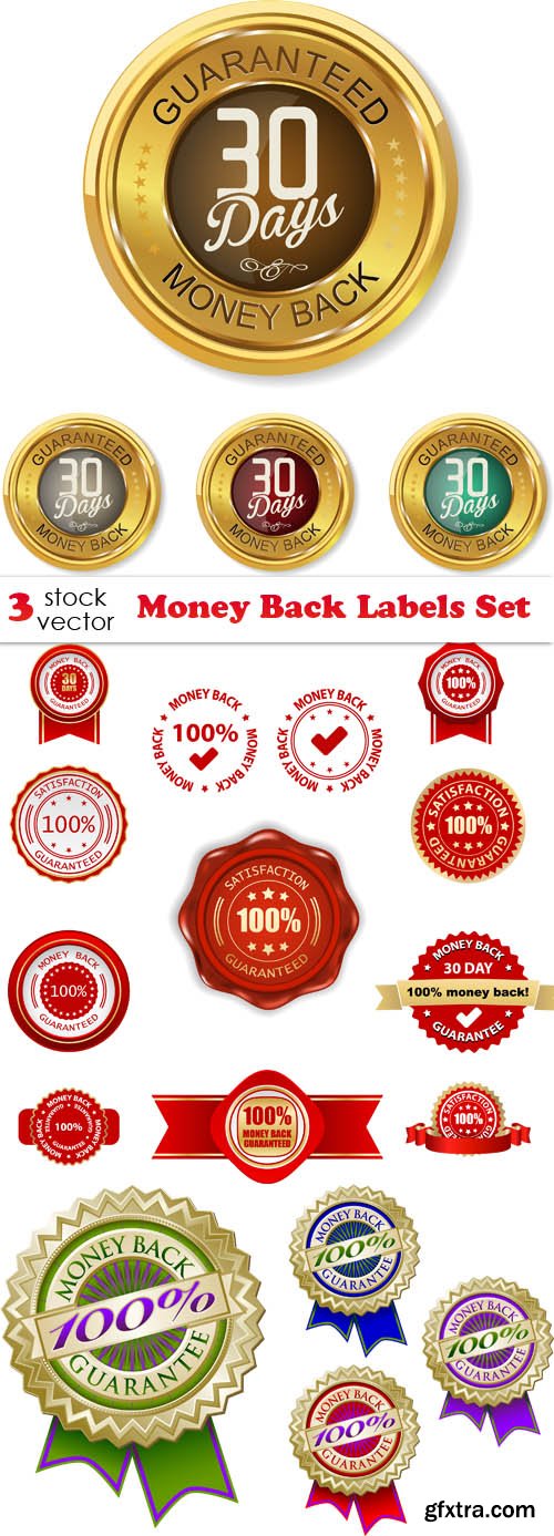 Vectors - Money Back Labels Set