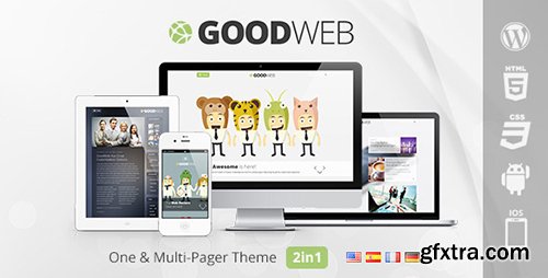 ThemeForest - GoodWeb v1.6 - One & Multi Page WordPress Theme