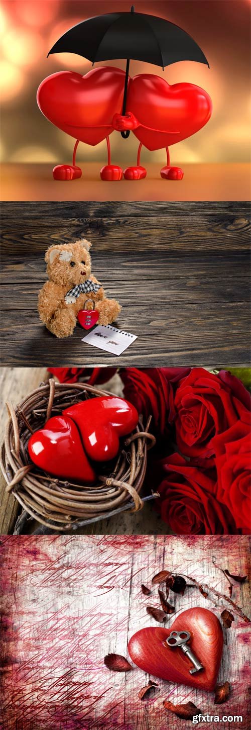 Romantic Valentine\'s Day cards