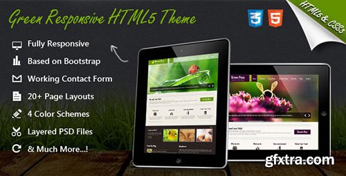 ThemeForest - Green - Responsive HTML5 Theme - FULL