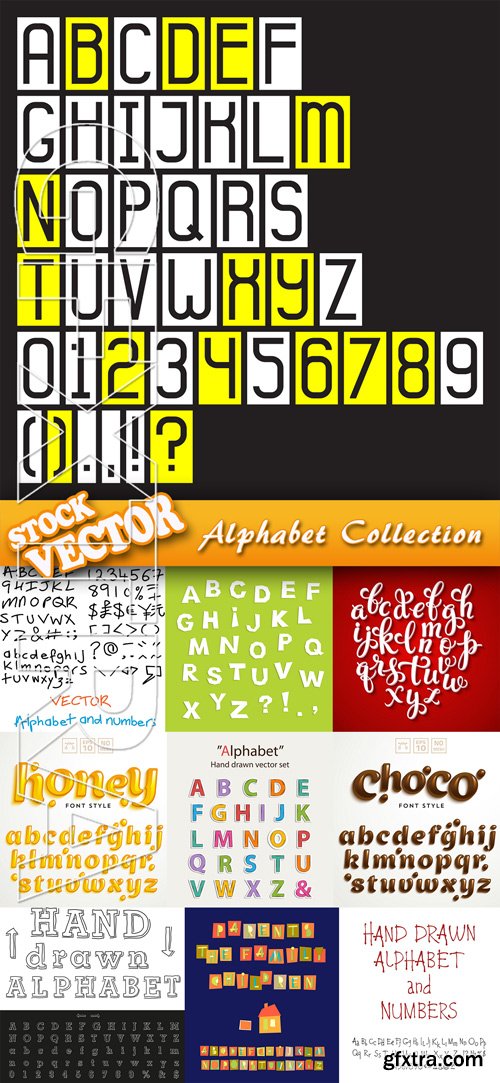 Stock Vector - Alphabet Collection
