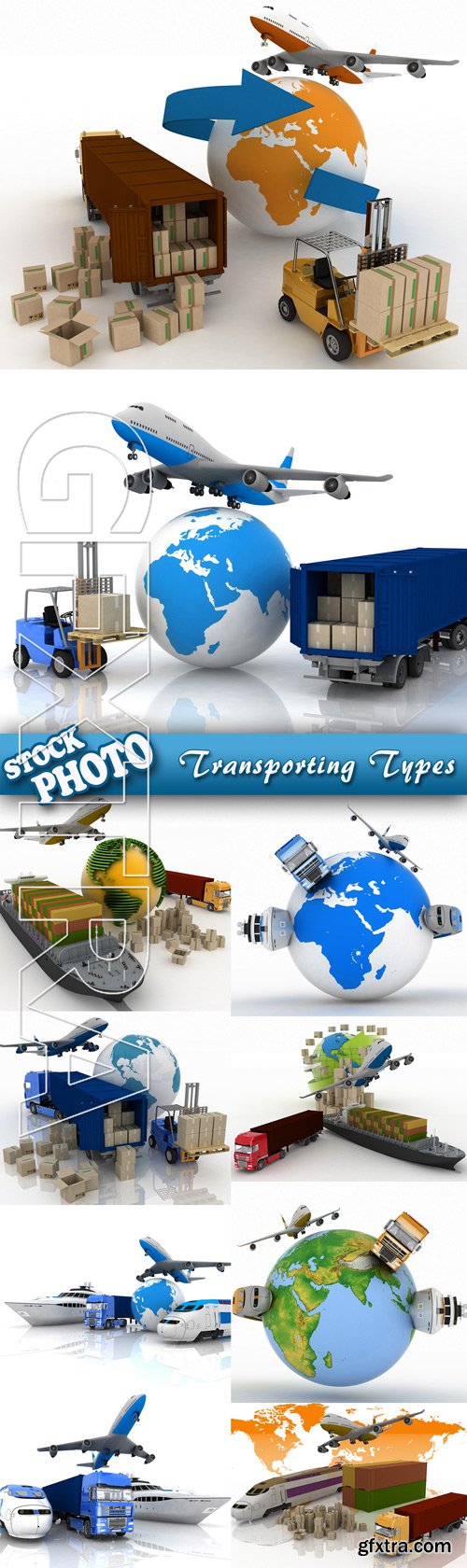 Stock Photo - Transporting Types