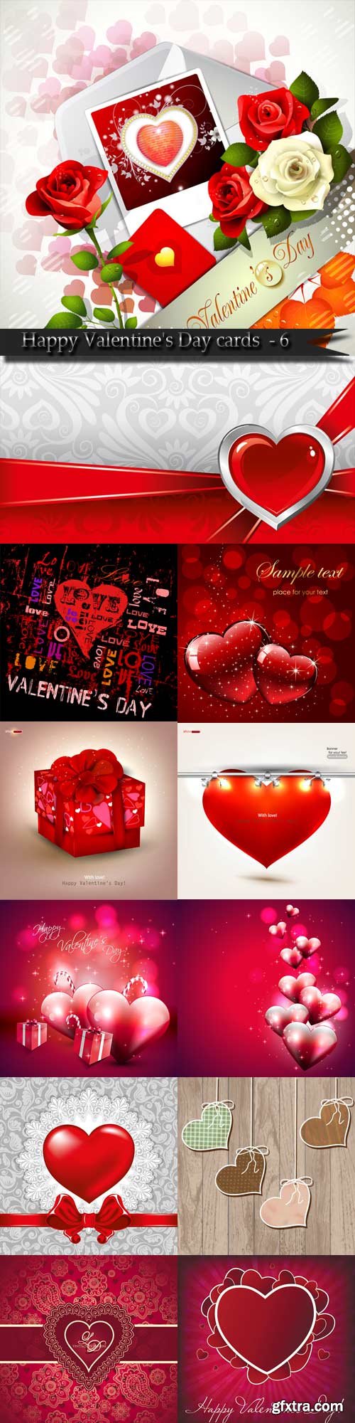 Happy Valentine\'s Day cards and backgrounds - 6