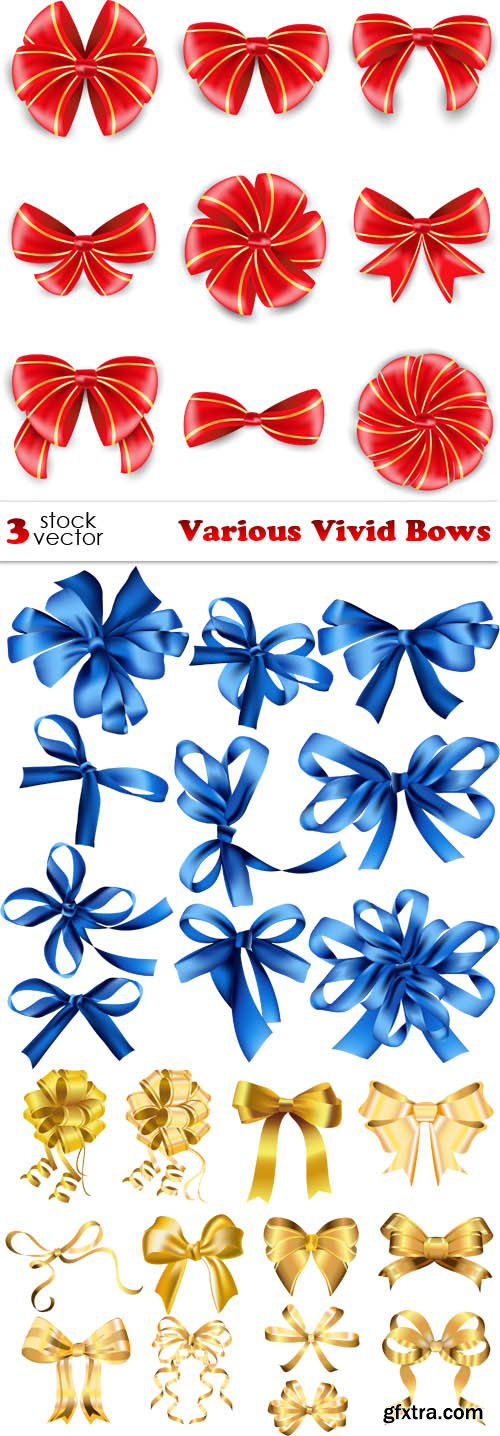 Vectors - Various Vivid Bows