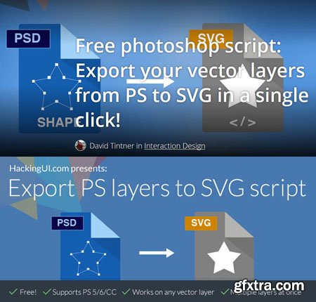 Export PS Layers to SVG 1.0 - Photoshop Script