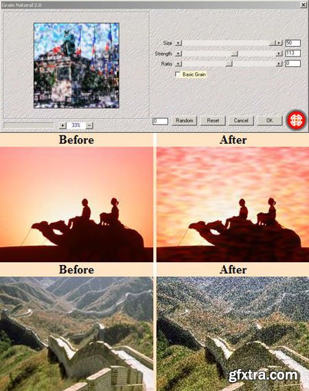 Grain Natural 2 Plugin for Adobe Photoshop