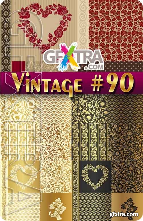 Vintage backgrounds #90 - Stock Vector