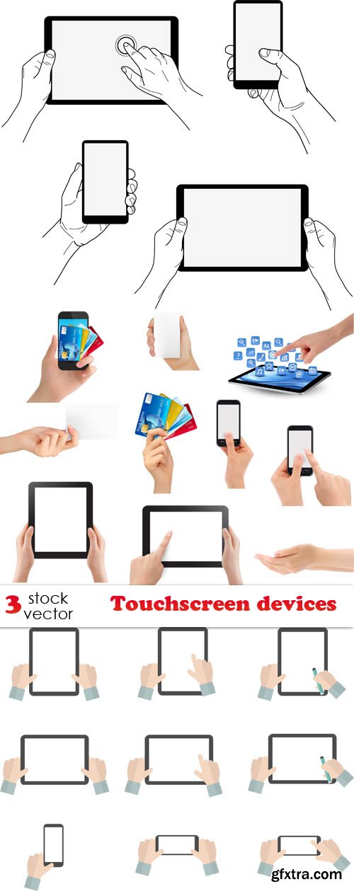 Vectors - Touchscreen Devices