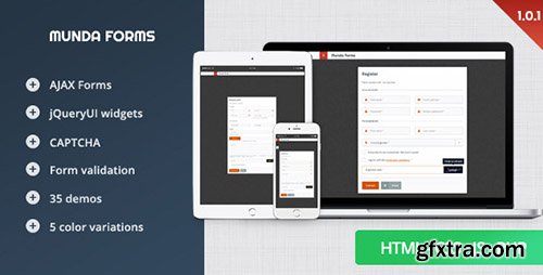 CodeCanyon - Munda Forms v1.0.1 - Clean, Modern, Responsive Web Forms