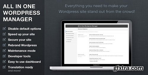 CodeCanyon - All In One Wordpress Manager v1.0.4