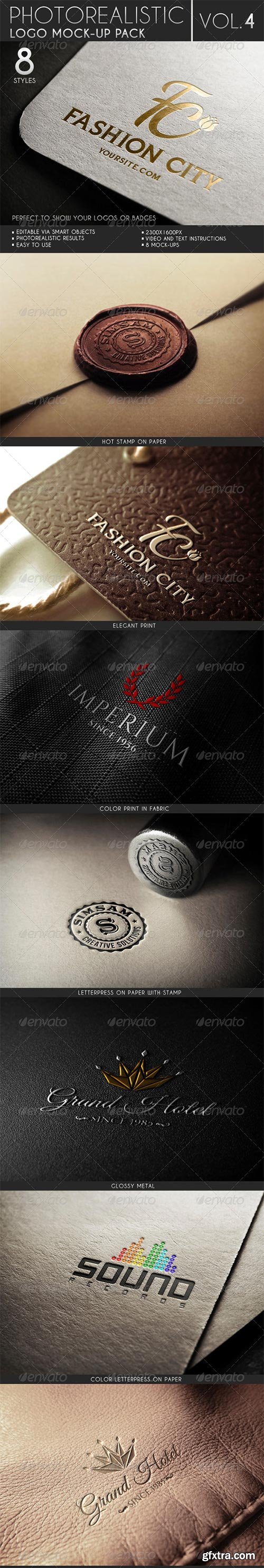 GraphicRiver - Photorealistic Logo Mock-Up Pack Vol.4