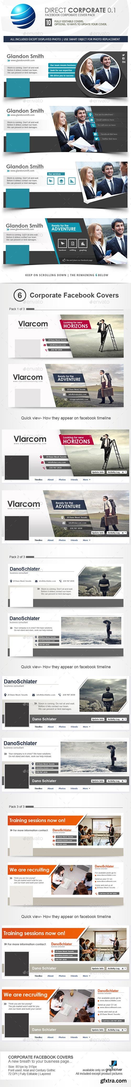 GraphicRiver - Corporate Facebook Timeline Covers