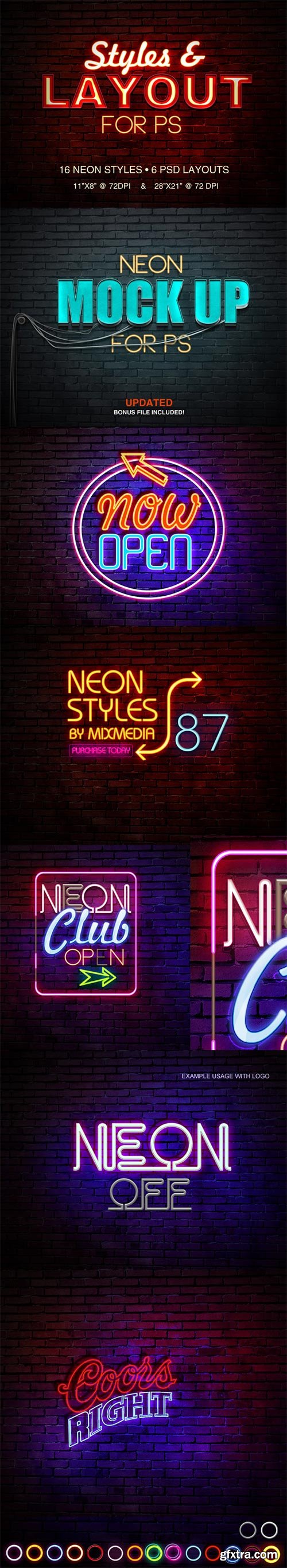 GraphicRiver - Neon Sign Styles